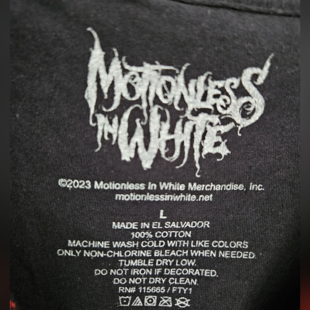 MOTIONLESS IN WHITE AOP T-SHIRT - Picture 3 of 4